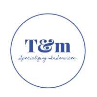 T&M specializing in services of all kind  Logo