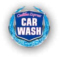 Cadillac Express Car Wash Little York rd. Logo