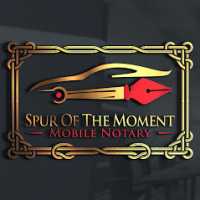 Spur Of The Moment Mobile Notary Service Logo