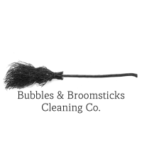 Bubbles & Broomsticks Cleaning Co. Logo