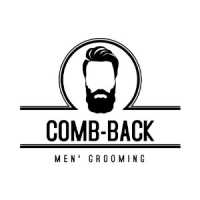 Comb-Back Men's Grooming Logo