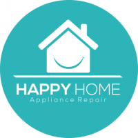 Happy Home Appliance Repair Logo