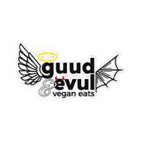 Guud and Evul Vegan Eats Logo