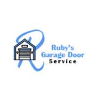 Ruby's Garage Door Logo