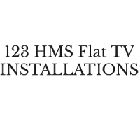 123 HMS Flat TV INSTALLATIONS Logo