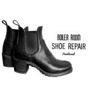 Boiler Room Shoe Repair Logo