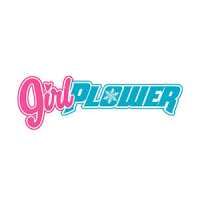 Girl Plower Snow Plowing and Landscaping Logo