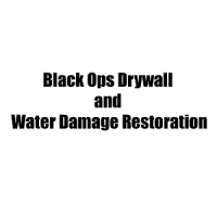 Black Ops Drywall and Water Damage Restoration Logo