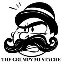 The Grumpy Mustache  Logo