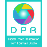 digital photo restoration from fountain studio Logo