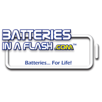 Batteries In A Flash Logo