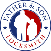 Father & Son Locksmith Logo