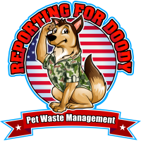 Reporting For Doody - Pet Waste Management Logo