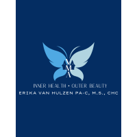 Inner Health . Outer Beauty Erika Van Hulzen PA-C, VMA Physician Assistant, Inc. Logo