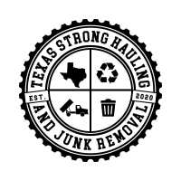 Texas Strong Hauling and Junk Removal Logo