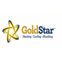 Gold Star Plumbing Heating Air & Drain Rooter Logo