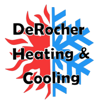 DeRocher Heating and Cooling Logo