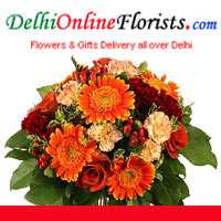 Delhi Flowers Logo