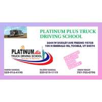 Platinum Truck Driving School Logo