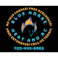Blue Horse Heat and AC Logo