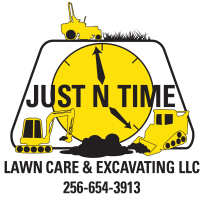 Just N Time Lawncare & Excavating Logo