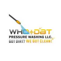 Who Dat Pressure Washing Logo