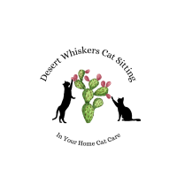 Desert Whiskers Cat Sitting Logo