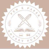 Pen & Paper Notary LLC Logo