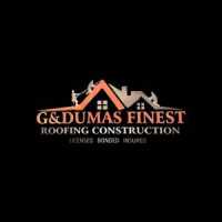 G & Dumas Finest Roofing Construction Logo