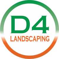 D4 Landscaping /Hardscape /Masonry /Excavation /Construction /Landscape Logo
