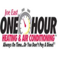 Joe East One Hour Heating and Air Conditioning Logo