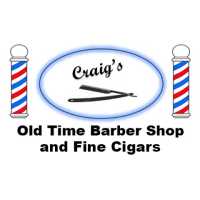 Craig's Old Time Barbers and Fine Cigars Logo