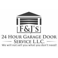 F&J's 24 Hour Garage Door Service Logo