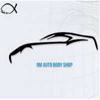 RM Auto Body Shop Logo