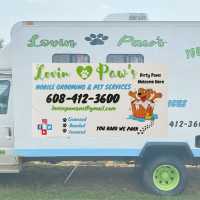 Lovin Paws Mobile Grooming and Pet Services Logo