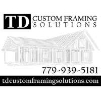 TD Custom Framing Solutions Logo