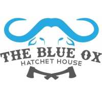 The Blue Ox Hatchet House Logo
