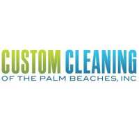 Custom Cleaning of the Palm Beaches Logo