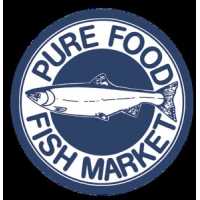 Pure Food Fish Market Logo