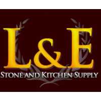 L & E Stone and Cabinets Logo
