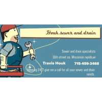 Houk Sewer and Drain- Rooter Man Logo
