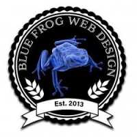 Blue Frog Web Design & SEO Logo