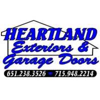 Heartland Exteriors & Garage Doors Logo
