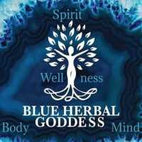 Blue Herbal Goddess Logo