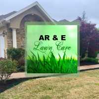A R & E Lawn Care Logo