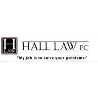 Hall Law PC, Criminal Defense, Personal Injury Lawyer Logo