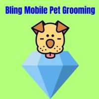 Bling Mobile Pet Grooming Logo