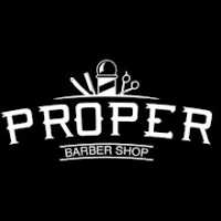 Proper Barber Shop Logo