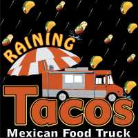 Raining Tacos Mexican Food Truck Logo