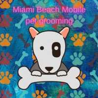 Miami Beach Mobile Dog Grooming Logo